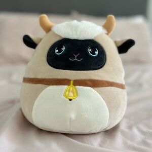 Squishmallow Boyer Shetland Sheep Tan/Black Highland Farm Plush 8”